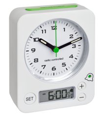 TFA 60.1511.02.04 - COMBO - Analogový budík s rádiově řízeným časem