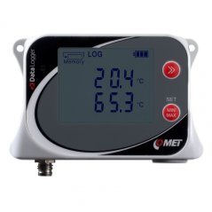 Comet U0122 - dvoukanálový datalogger teploty pro jednu externí sondu Pt1000 s vnitřním čidlem teploty