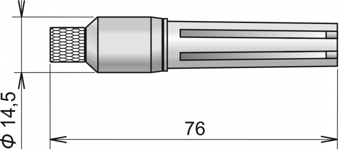Comet DIGIS/E - Sonda teploty a relativní vlhkosti s digitálním výstupem, konektor ELKA - bez kabelu
