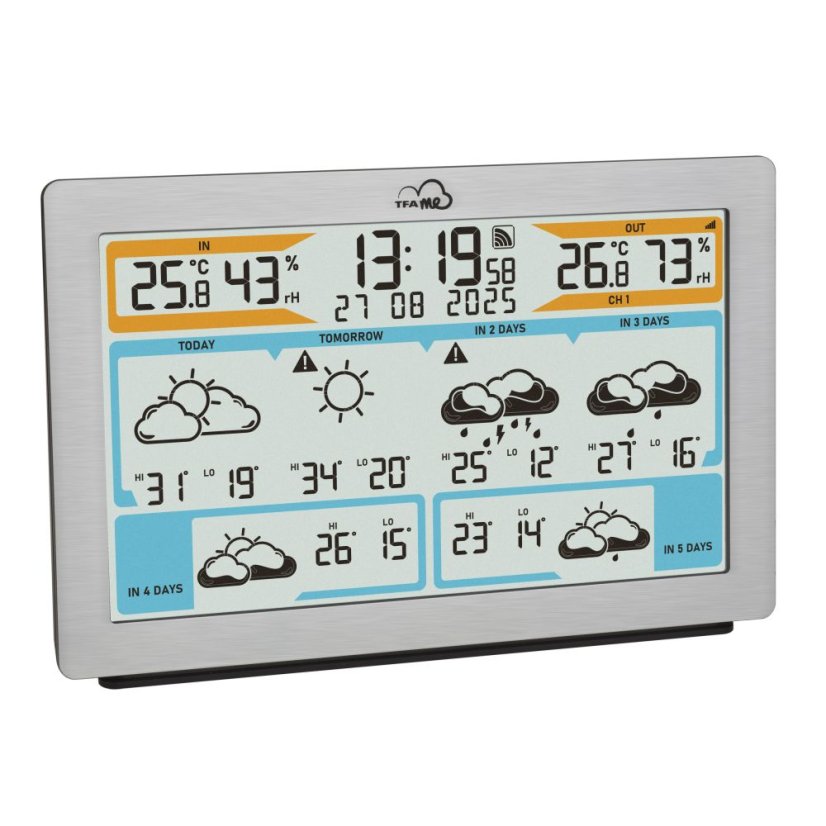 TFA 35.8100.54 - Bezdrátová WiFi meteostanice s chytrou předpovědí TFA.me ID-02