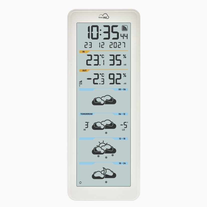 TFA 35.8108.02 - Bezdrátová WiFi meteostanice s chytrou předpovědí TFA.me ID-06