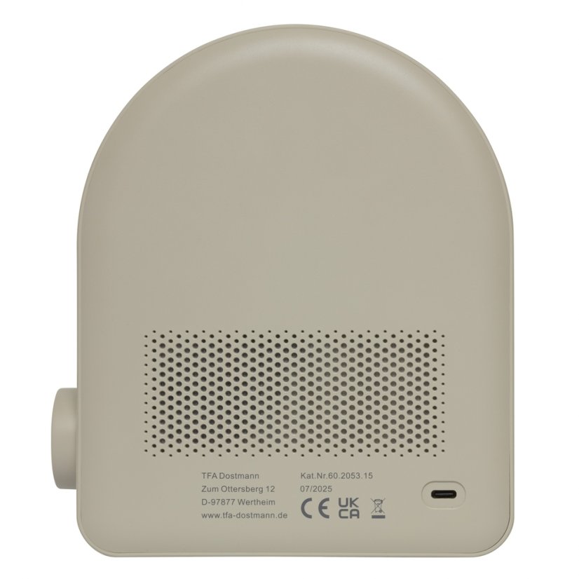 TFA 60.2053.15 - retro světelný budík Měsíc a meteory