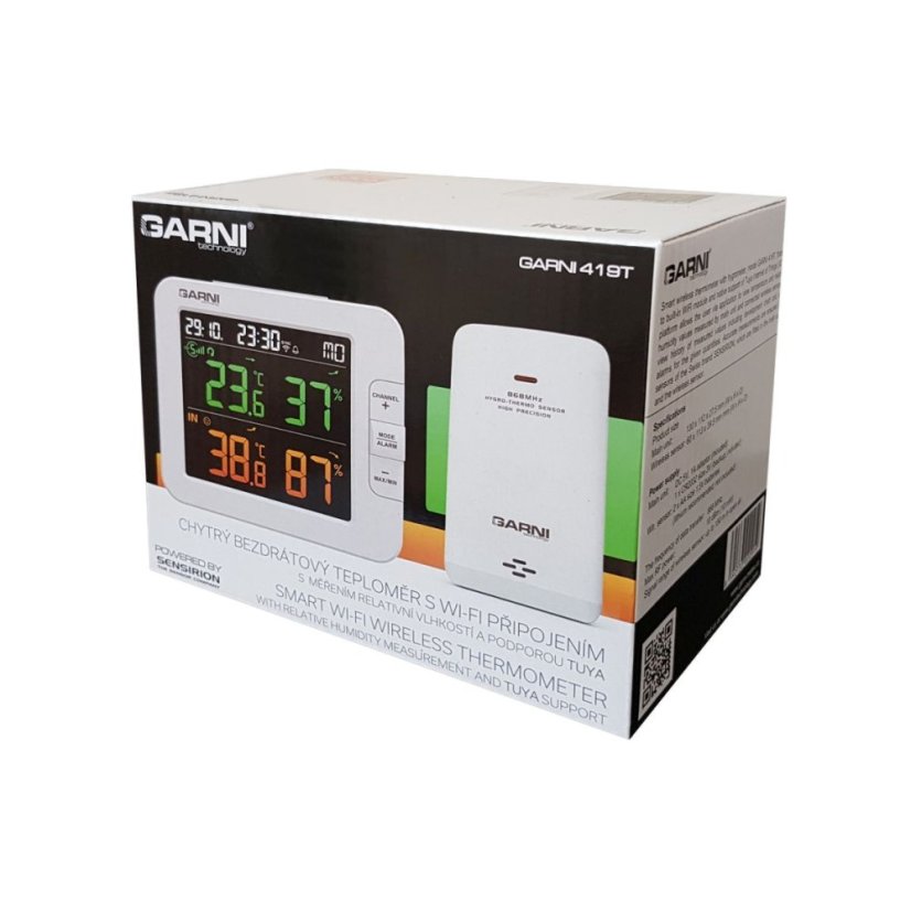 GARNI 419T - WiFi teploměr s vlhkoměrem