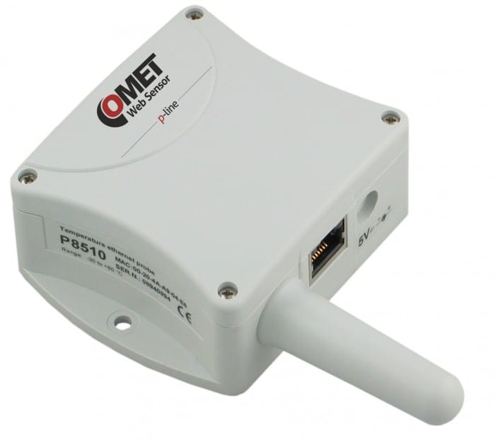 Comet P8510 - Web Sensor - snímač teploty ethernet + kalibrační list