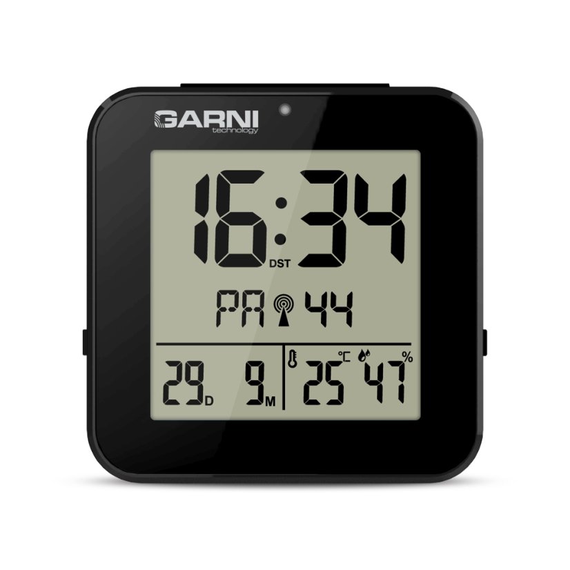 GARNI 138B – Digitální budík s měřením vnitřní teploty a vlhkosti