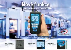 Comet C4141 - Profi teploměr s vlhkoměrem a barometrem + kalibrační list