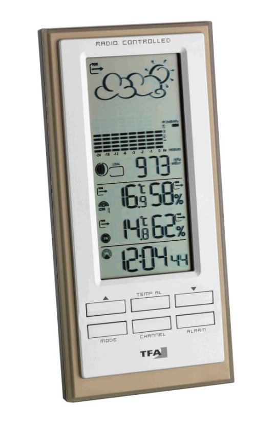Meteostanice TFA 35.1101.53 FAKTUM - bronzová