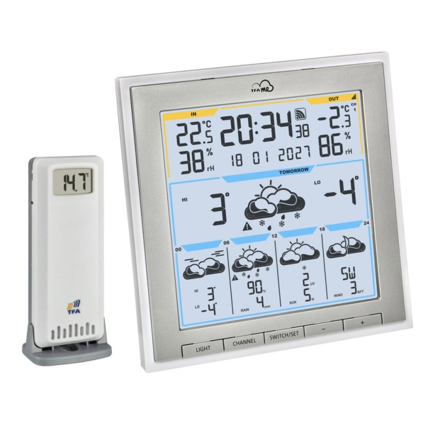 TFA 35.8105.02 - Bezdrátová WiFi meteostanice s chytrou předpovědí TFA.me ID-08