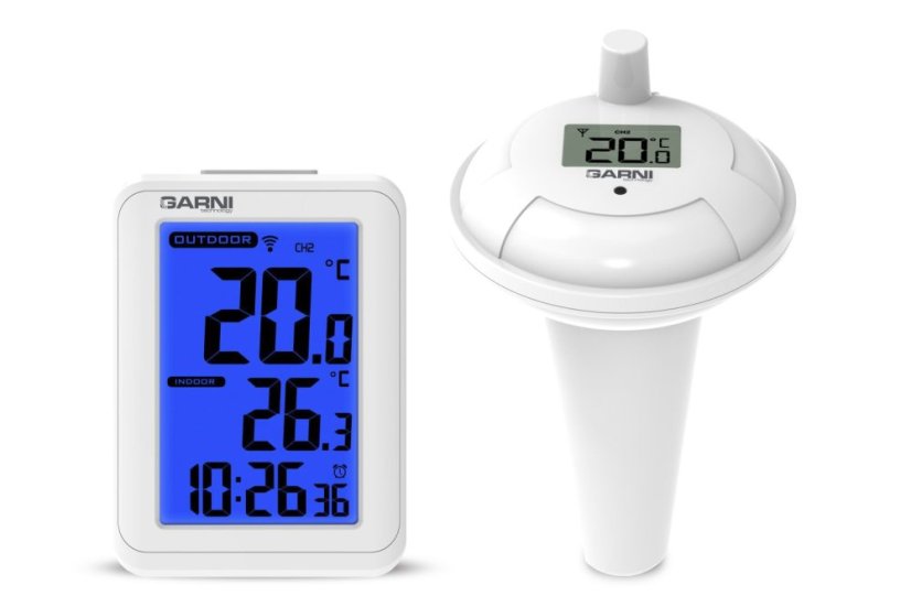 GARNI 245 - Digitální teploměr s bazénovým čidlem