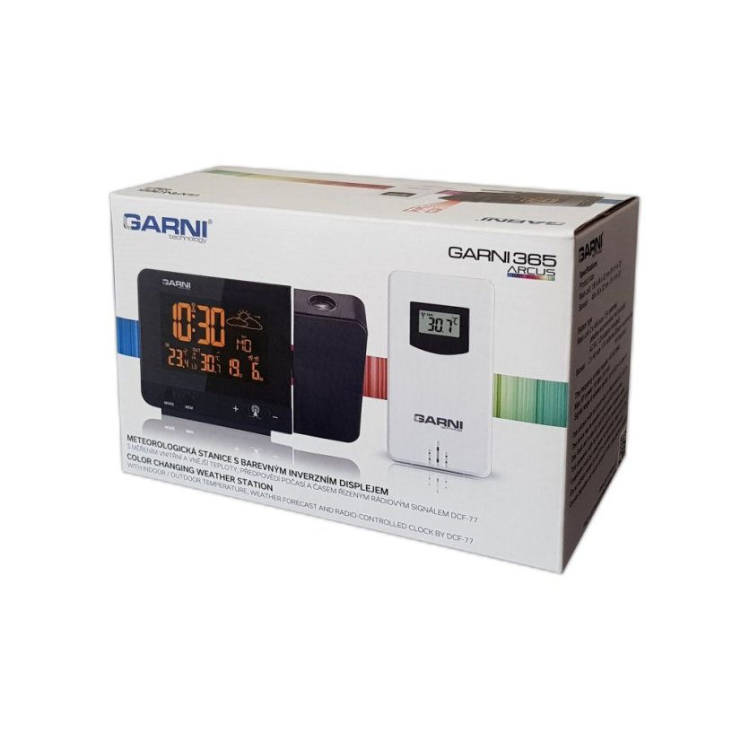GARNI 365 Arcus - meteorologická stanice s projekcí