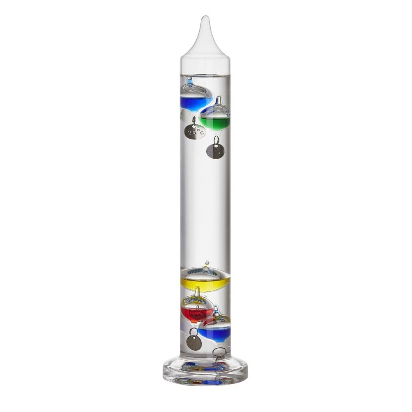 TFA 18.1016.01.54 - Teploměr Galileo 33 cm - kuličky různé barvy