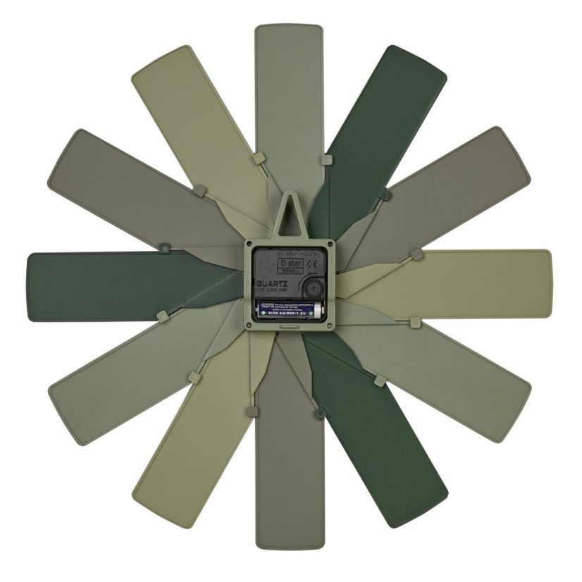 TFA 60.3020.04 - Designové nástěnné hodiny CLOCK IN THE BOX - zelené