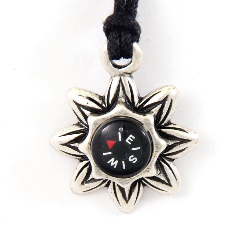 Náhrdelník a kompas - polární hvězda