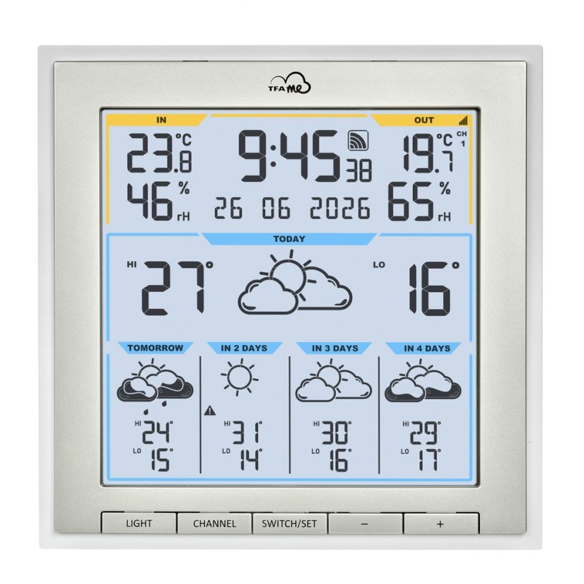 TFA 35.8105.02 - Bezdrátová WiFi meteostanice s chytrou předpovědí TFA.me ID-08