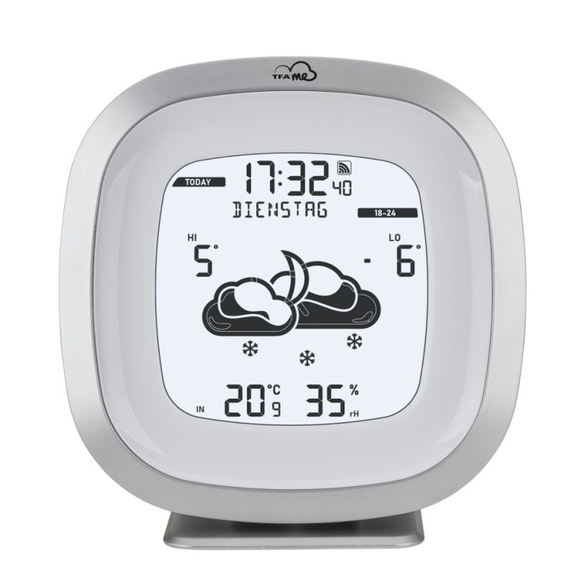 TFA 35.8101.54 - Bezdrátová WiFi meteostanice s chytrou předpovědí TFA.me ID-03