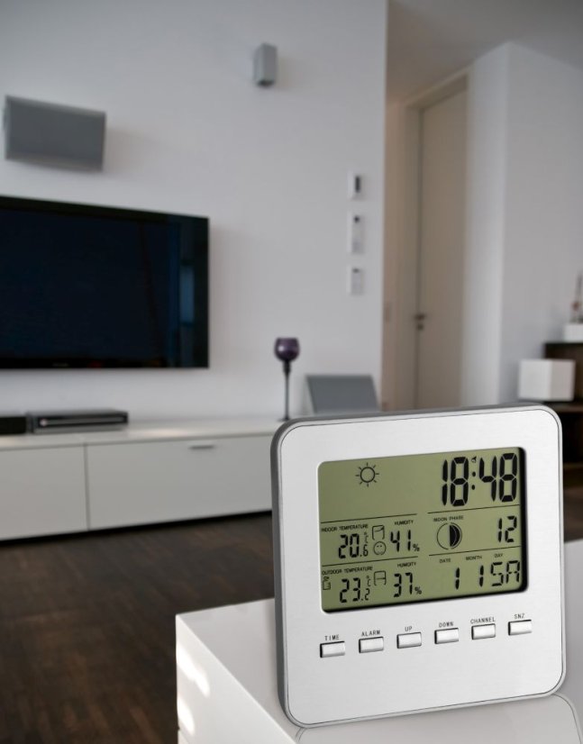 TFA 35.1098.54 - QUADRO - Teploměr s bezdrátovým čidlem a předpovědí počasí