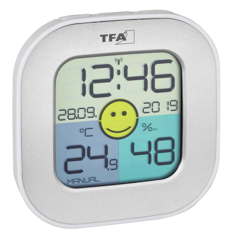 TFA 30.5050.54 - Digitální teploměr s vlhkoměrem - stříbrný