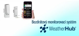 Snadný vzdálený monitoring pomocí mobilní aplikace. Znáte systém WEATHERHUB?