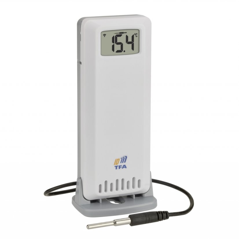 TFA 30.3905.02 - profesionální čidlo teploty/vlhkosti s čidlem teploty na kabelu pro TFA.me