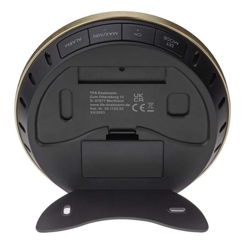 TFA 35.1124.53 - Digitální meteostanice METEOMAR - zlatý leštěný hliník