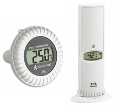TFA 30.3310.02 - Bezdrátové čidlo teploty a vlhkosti s bazénovým čidlem pro WEATHERHUB
