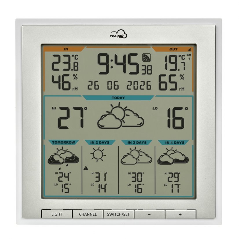 TFA 35.8105.02 - Bezdrátová WiFi meteostanice s chytrou předpovědí TFA.me ID-08