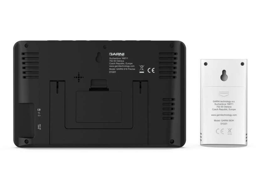 GARNI 618B Precise - meteorologická stanice - černá