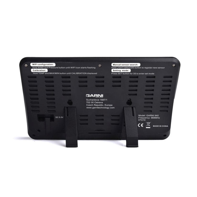 Garni 940 - Wi-Fi meteorologická stanice