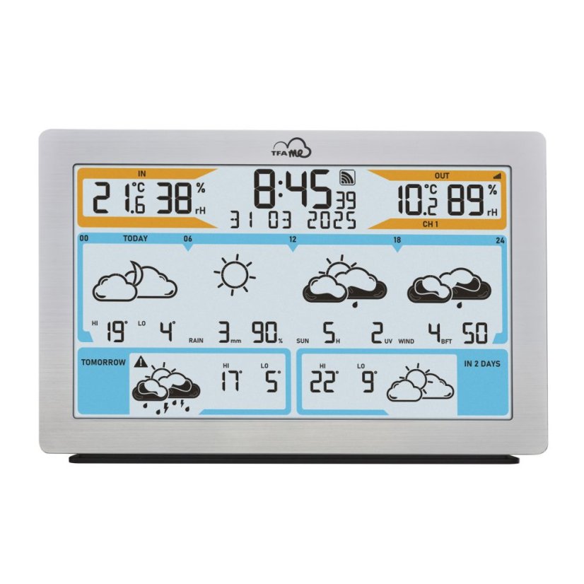 TFA 35.8100.54 - Bezdrátová WiFi meteostanice s chytrou předpovědí TFA.me ID-02