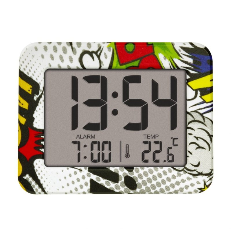 TFA 60.2044.40 - Digitální budík - design COMIC