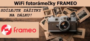 Tip na dárek: Velký WiFi digitální fotorámeček FRAMEO