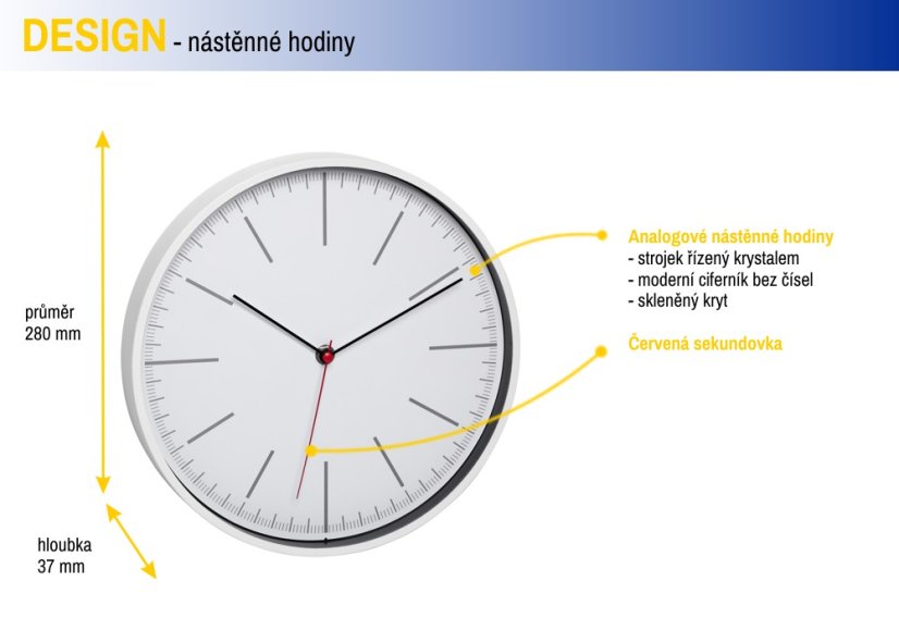 TFA 60.3049.02 - Nástěnné hodiny