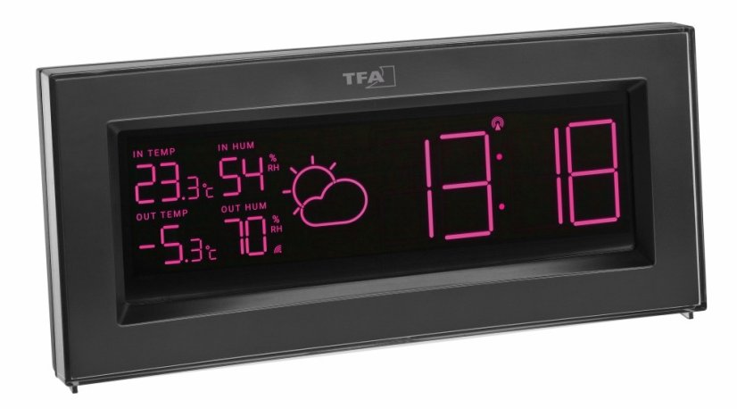 TFA 35.1147.01.IT - COLORIS - Meteostanice s barevným displejem kompatibilní se systémem WEATHERHUB