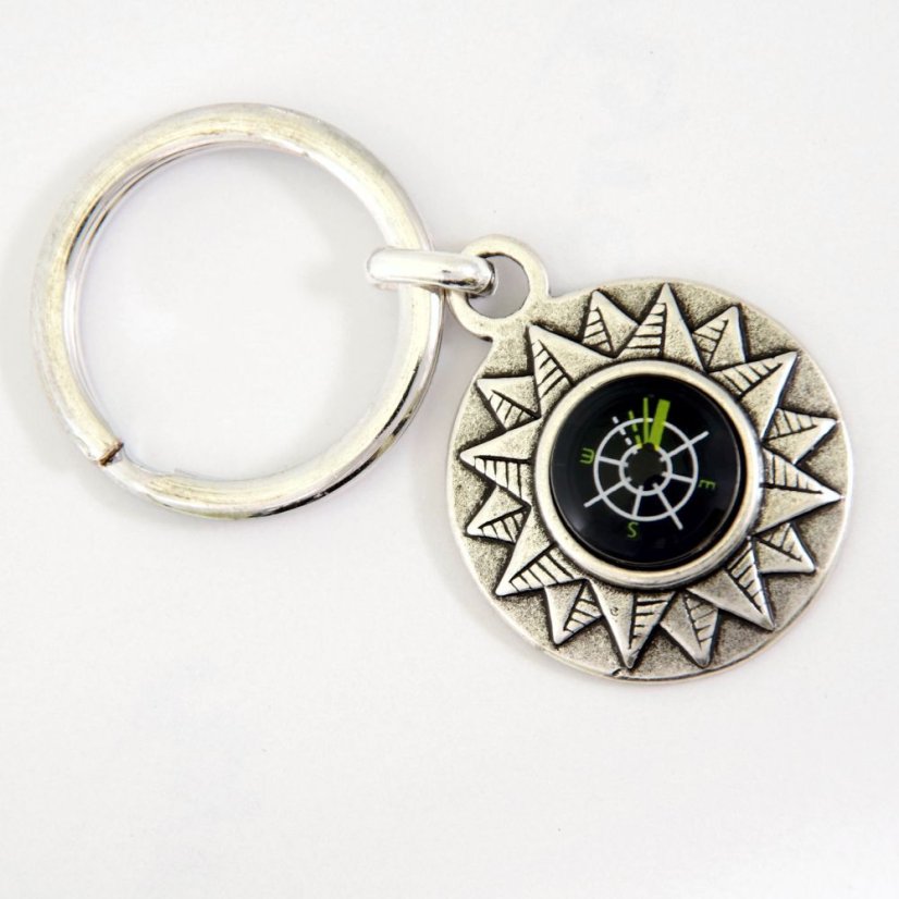 Přívěšek a kompas - větrná růžice