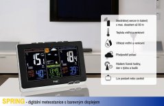 TFA 35.1129.01 - SPRING - Meteostanice s barevným displejem