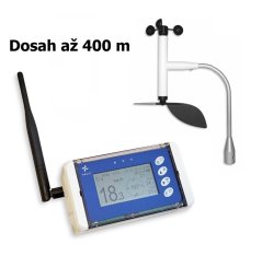 Bezdrátový měřič rychlosti a směru větru s dlouhým dosahem WL13-WSD