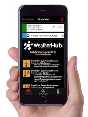 TFA 31.4006.02 - WEATHERHUB - Bezdrátový monitor klimatu - startovní balíček č. 6