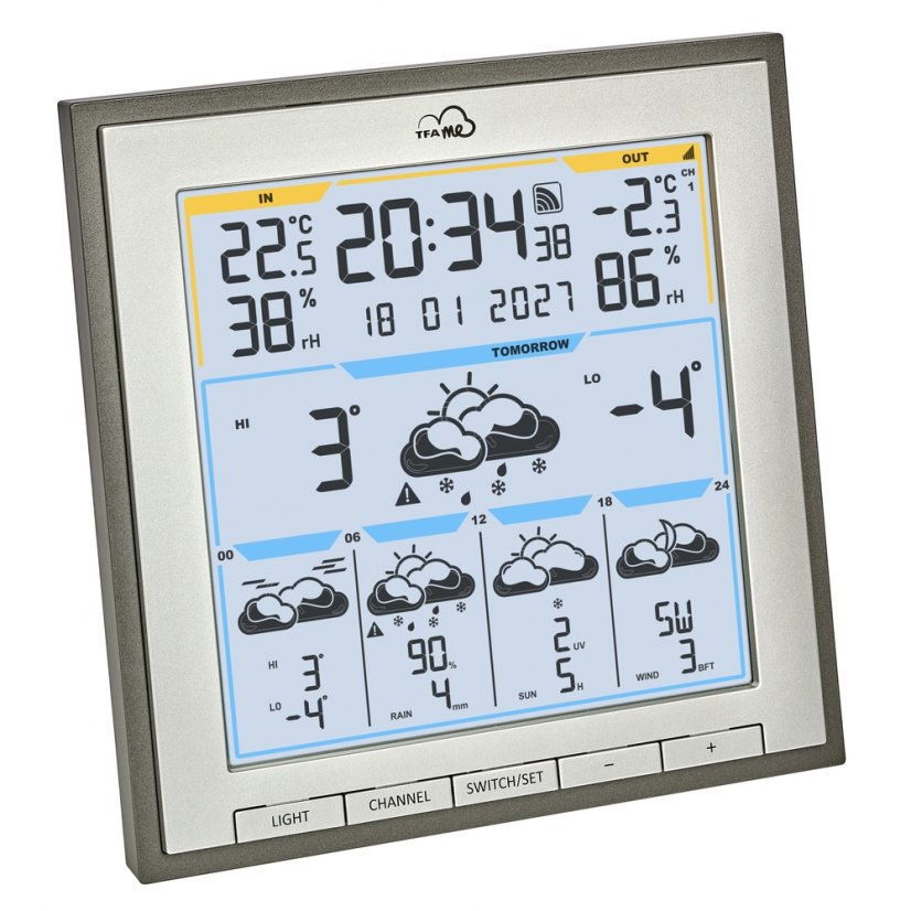 TFA 35.8105.10 - Bezdrátová WiFi meteostanice s chytrou předpovědí TFA.me ID-08