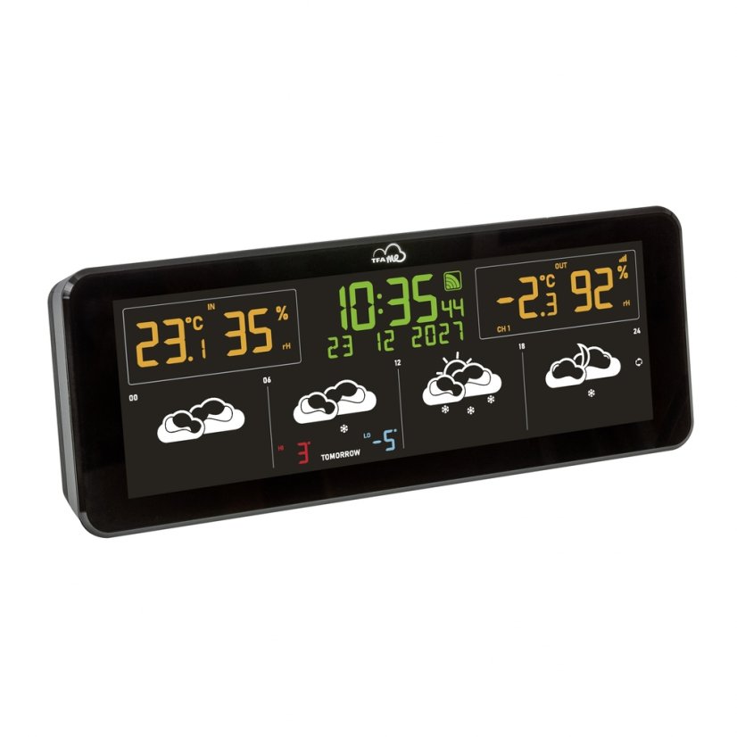 TFA 35.8107.01 - Bezdrátová WiFi meteostanice s chytrou předpovědí TFA.me ID-07