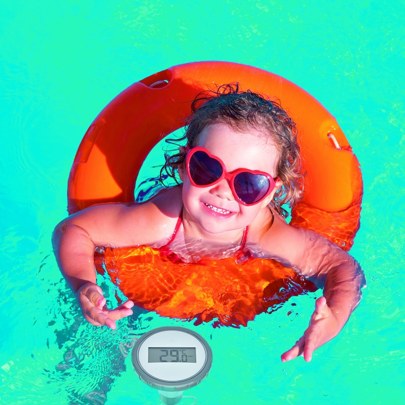 TFA 30.3067.10 - PALMA- Bezdrátový teploměr s plovoucím čidlem na měření teploty vody