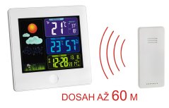 TFA 35.1133.02 - SUN - Domácí meteostanice s barevným displejem - bílá