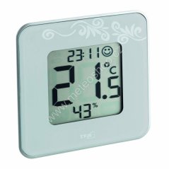 TFA 30.5021.02 - STYLE - Teploměr s vlhkoměrem - světle hnědošedá