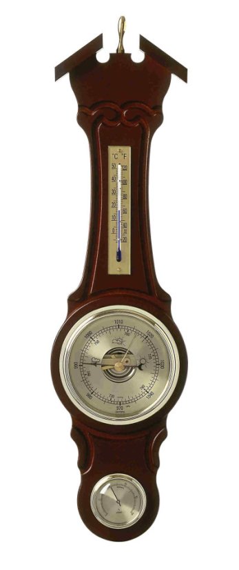 Meteostanice kaplička TFA 20.1078.04.B s otevřeným barometrem