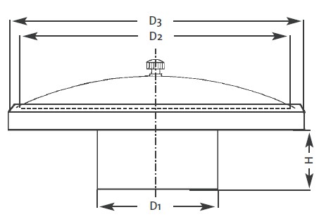 TFA K1.100273 - Teploměr 70 mm na zabudování