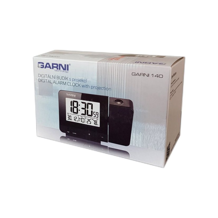 GARNI 140 - Digitální budík s projekcí času a vnitřní teploty