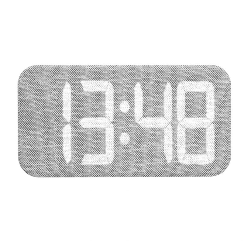 TFA 60.2042.02 -  Digitální budík s látkovým panelem a LED číslicemi