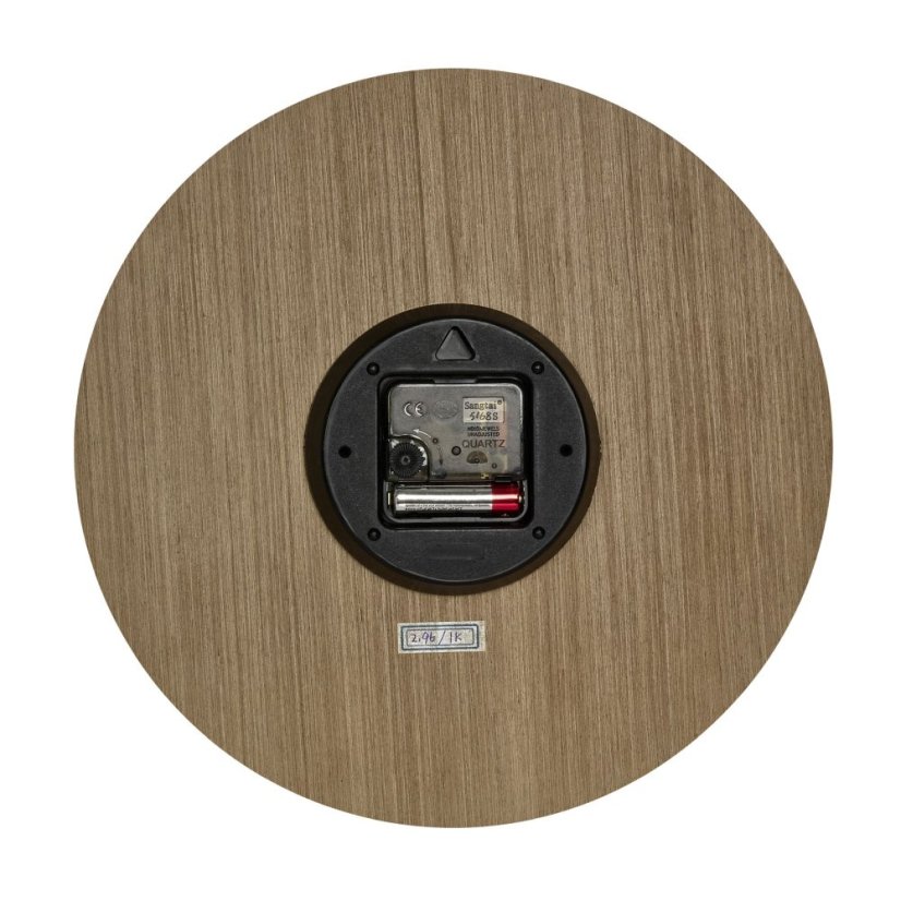 TFA 60.3072.23 - analogové dřevěné nástěnné hodiny - světlé číslice