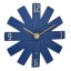 TFA 60.3020.06 - Designové nástěnné hodiny CLOCK IN THE BOX s tichým chodem - modré