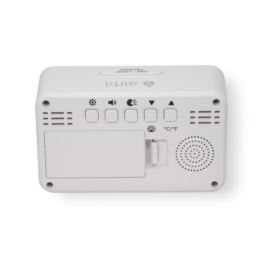 Airbi TALK - budík s hlasovým oznámením