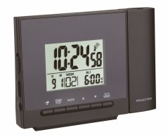 TFA 60.5013.01 - Digitální budík s rádiově řízeným časem a projekcí - černý